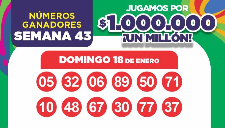 NÚMEROS DE LA SEMANA N° 43