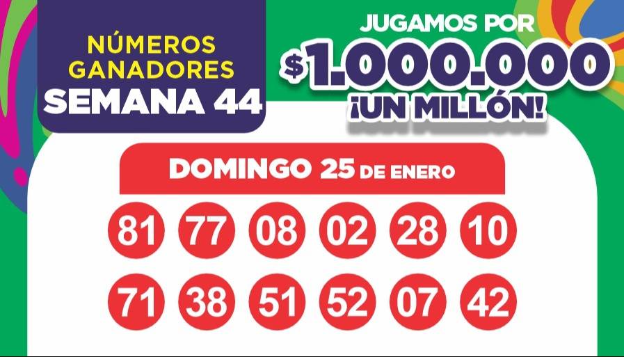 NÚMEROS DE LA SEMANA N° 44