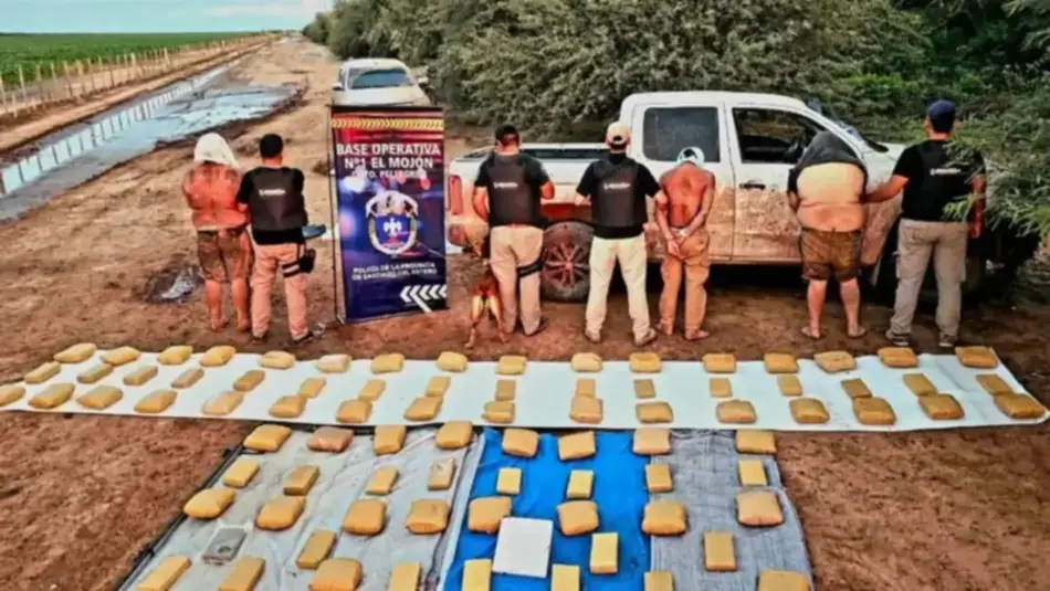 Detienen a salteños con 113 kilos de marihuana