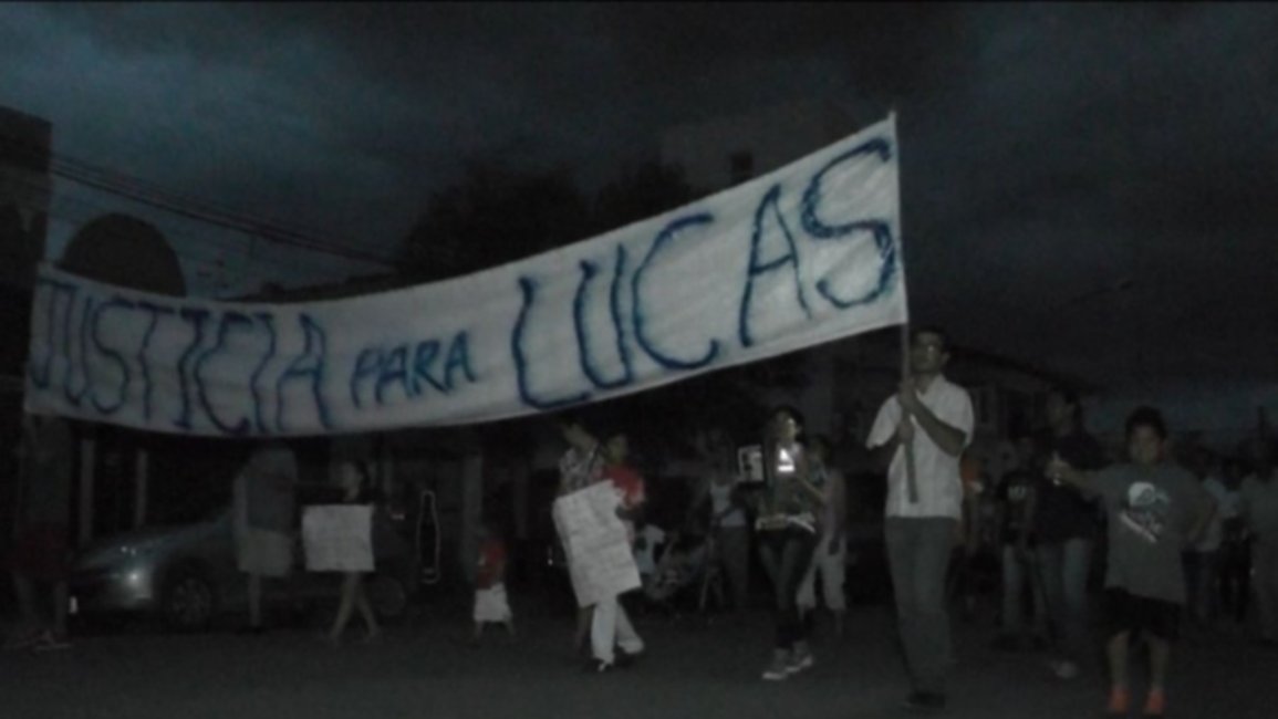 La ciudad se movilizó otra vez por el pequeño Lucas