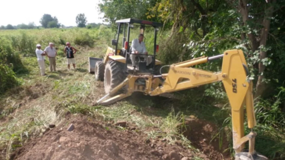 Otra vez el agua destruyó un importante camino rural