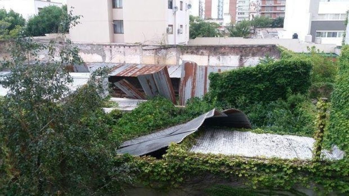 Por un temporal de viento, un joven murió en La Plata