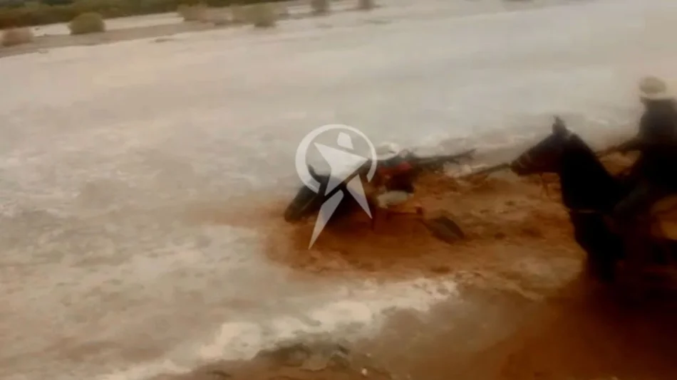 Un enfurecido río Amaicha arrastró a un gaucho y a su caballo. MIRA EL VIDEO