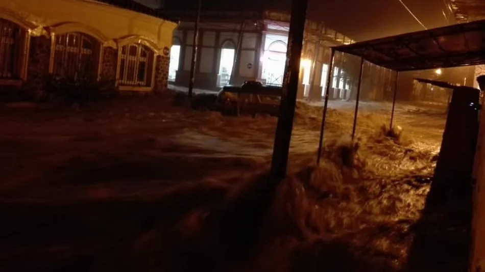 La tormenta inundó el Valle de Lerma