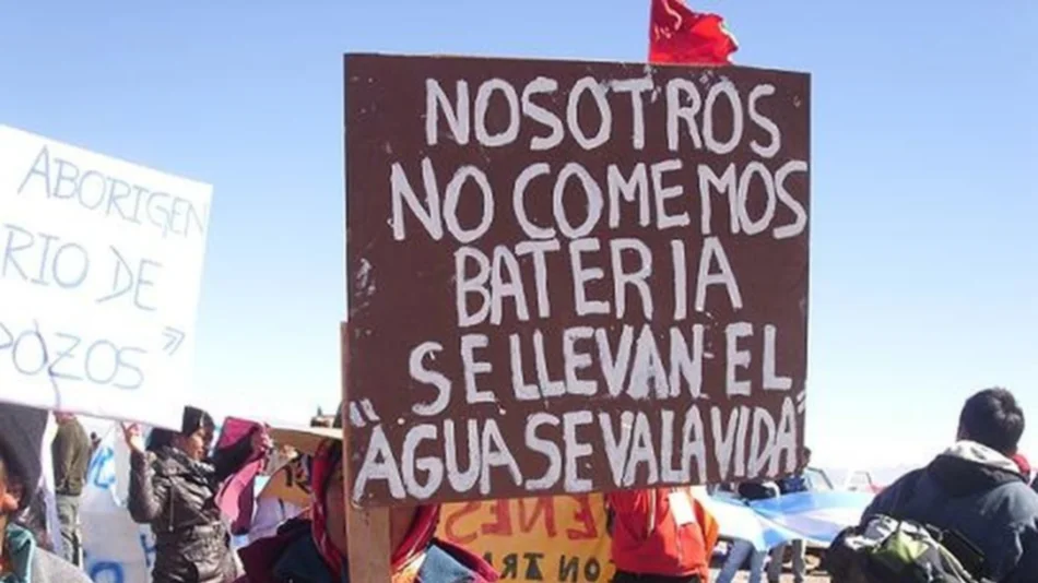 Pueblos originarios retomaron el corte de ruta en contra de la explotación minera en Jujuy