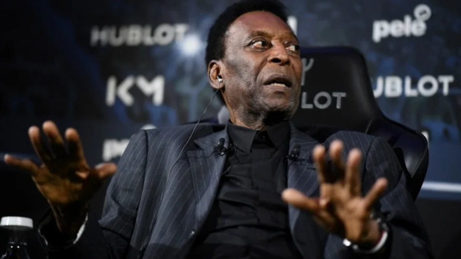 Pelé está deprimido porque no puede caminar