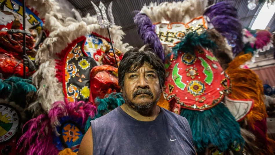 Encuentro de caciques de  comparsas en San Carlos 