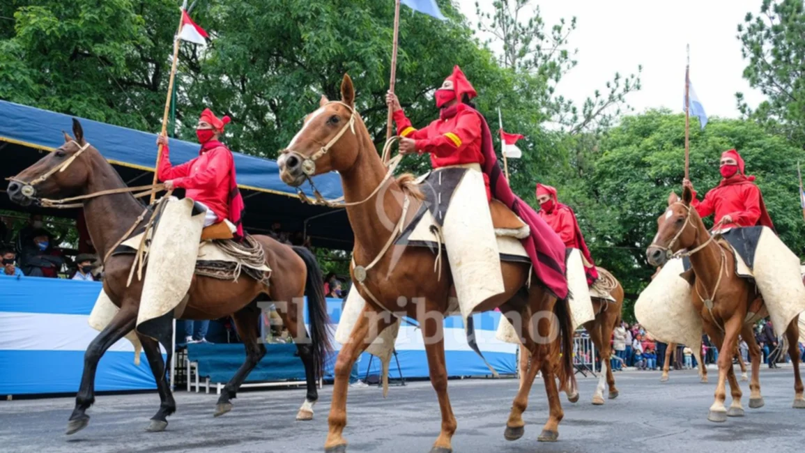 En el desfile resaltaron la generosidad del General Manuel Belgrano 