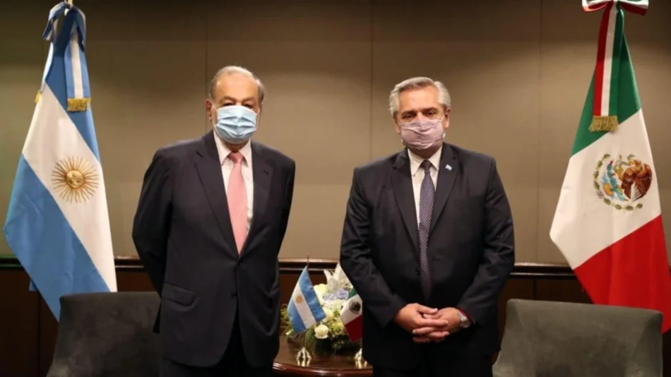 El Presidente se reunió con el empresario Carlos Slim