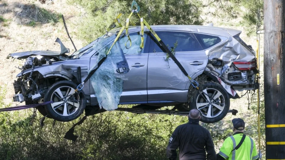 Woods fue operado y se recupera tras el accidente