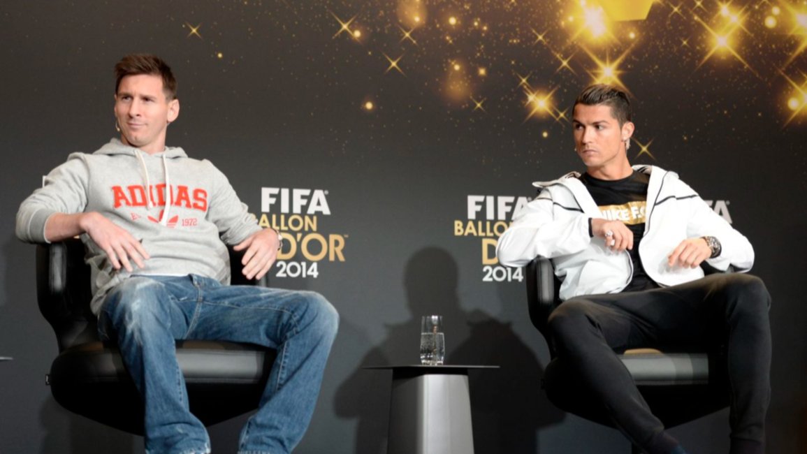 Messi y Cristiano Ronaldo cotizan en baja y suben las acciones de Mbappé