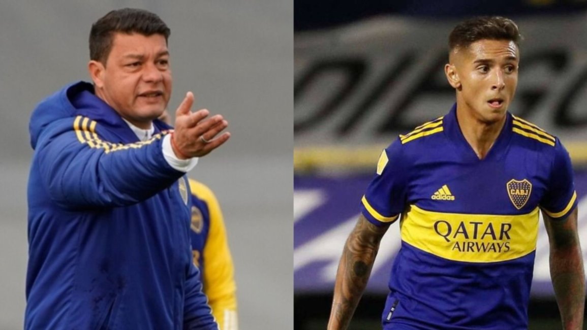 Otro escándalo en Boca: Battaglia se peleó con Almendra, lo echó de la práctica y lo separó del plantel