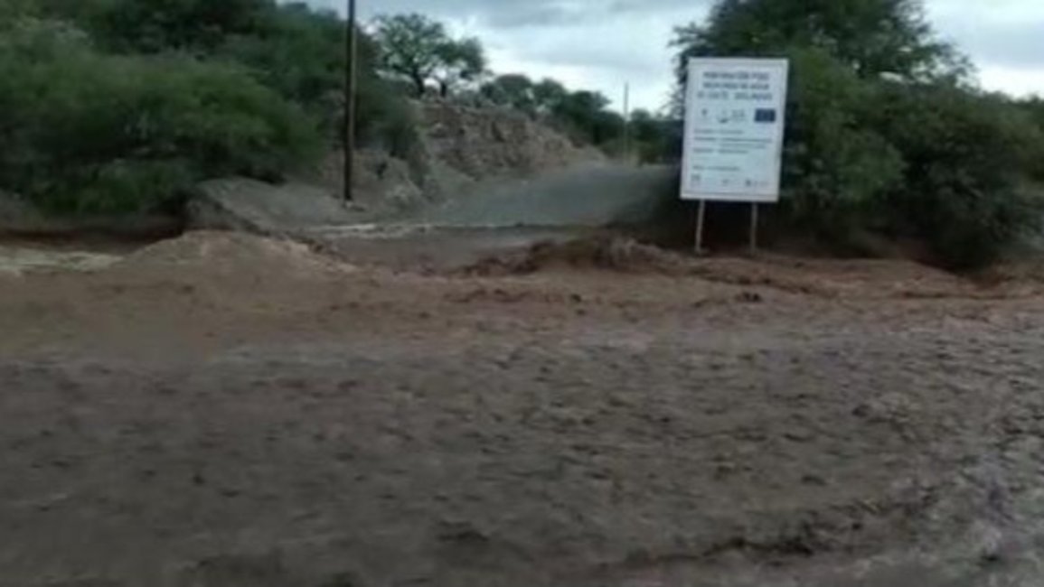 Fuerte tormenta en los Valles