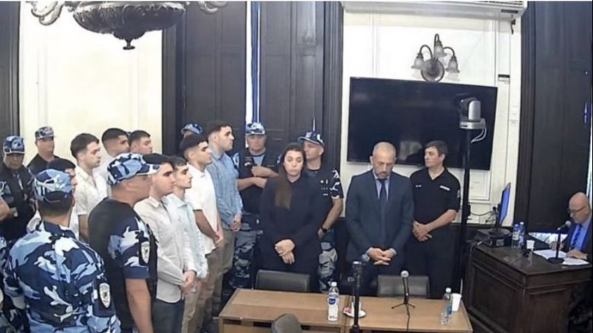Lágrimas, rostros desencajados y un desmayo: cómo reaccionaron los rugbiers al escuchar las condenas