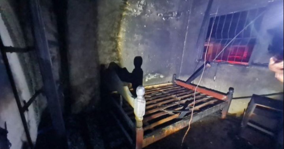 Incendió la casa de su abuela y huyó del lugar
