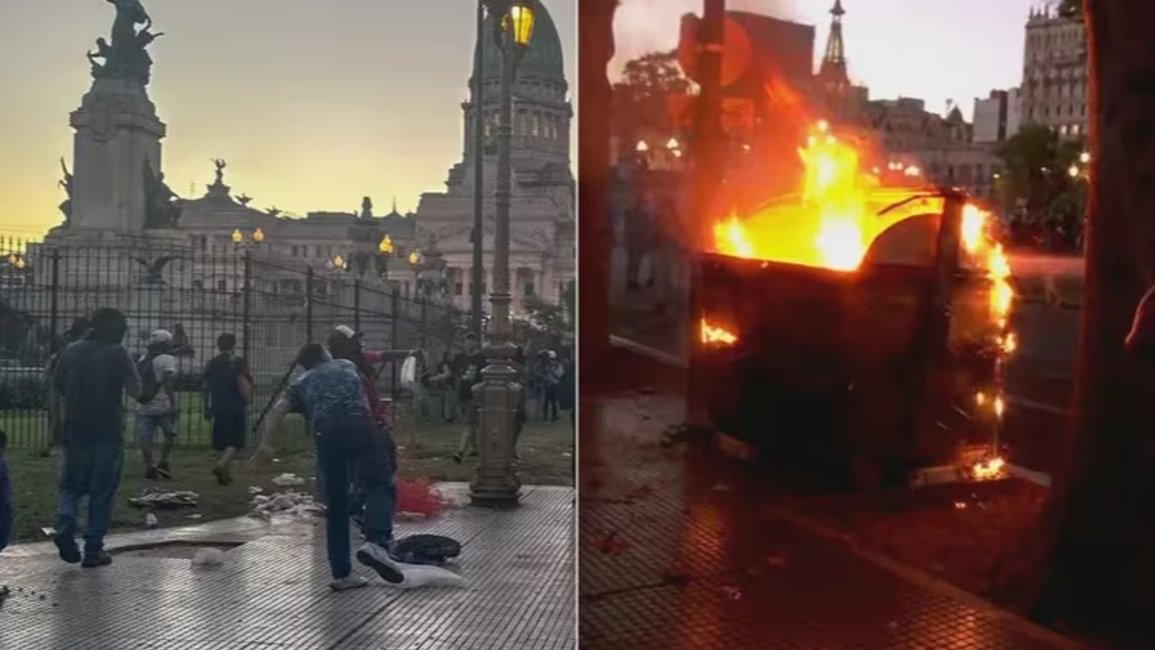 Seguridad pidió que se embarguen los bienes de los manifestantes que causaron destrozos en el Congreso