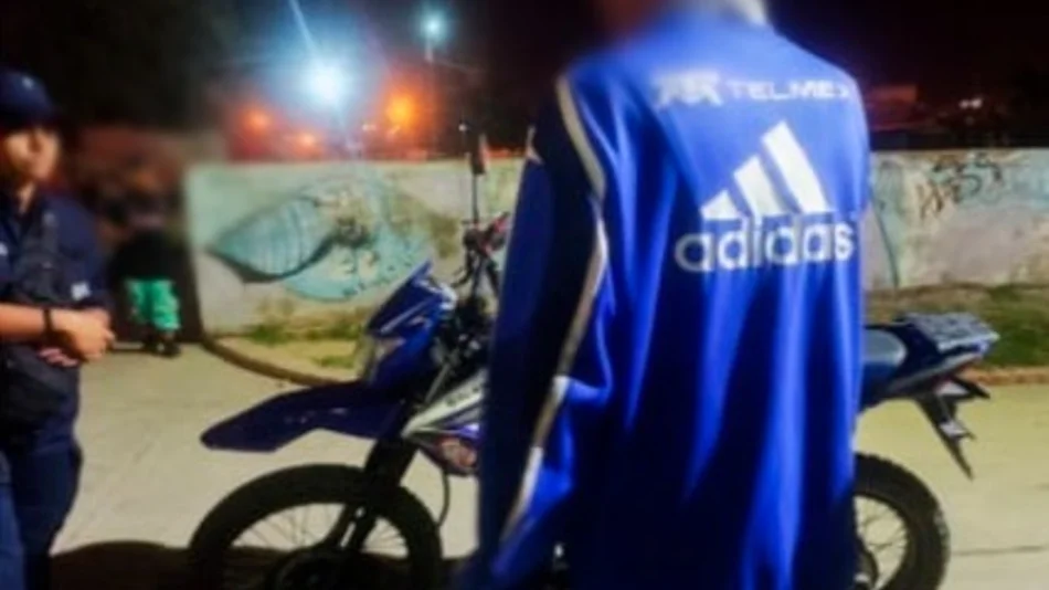 Hacía acrobacias peligrosas con su moto en el Parque de la Familia y lo detuvieron