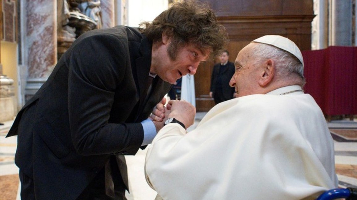"Recen por mi": el pedido del Papa Francisco al presidente Milei