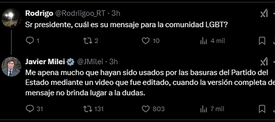Milei afirmó que la comunidad LGBTQI+ fue “usada” y defendió su discurso en Davos- Milei afirmó que la comunidad LGBTQI+ fue “usada” y defendió su discurso en Davos