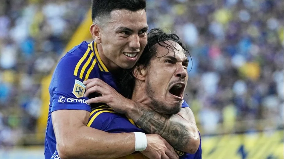 VIDEO. Con goles de Cavani y Palacios, Boca le ganó a Huracán y logró su primer triunfo en el Torneo Apertura
