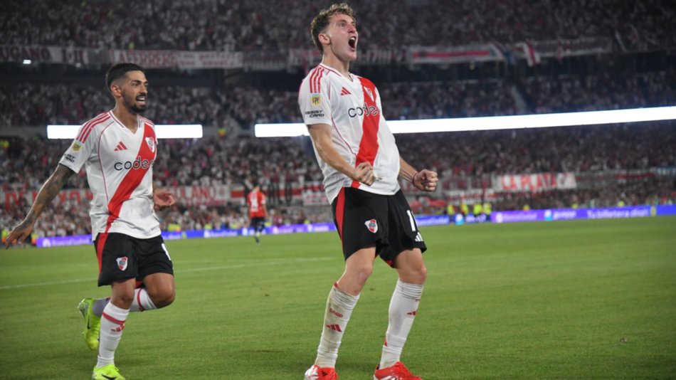 VIDEO. Con dos goles de Colidio, River le ganó a Independiente 2 a 0 en el Monumental