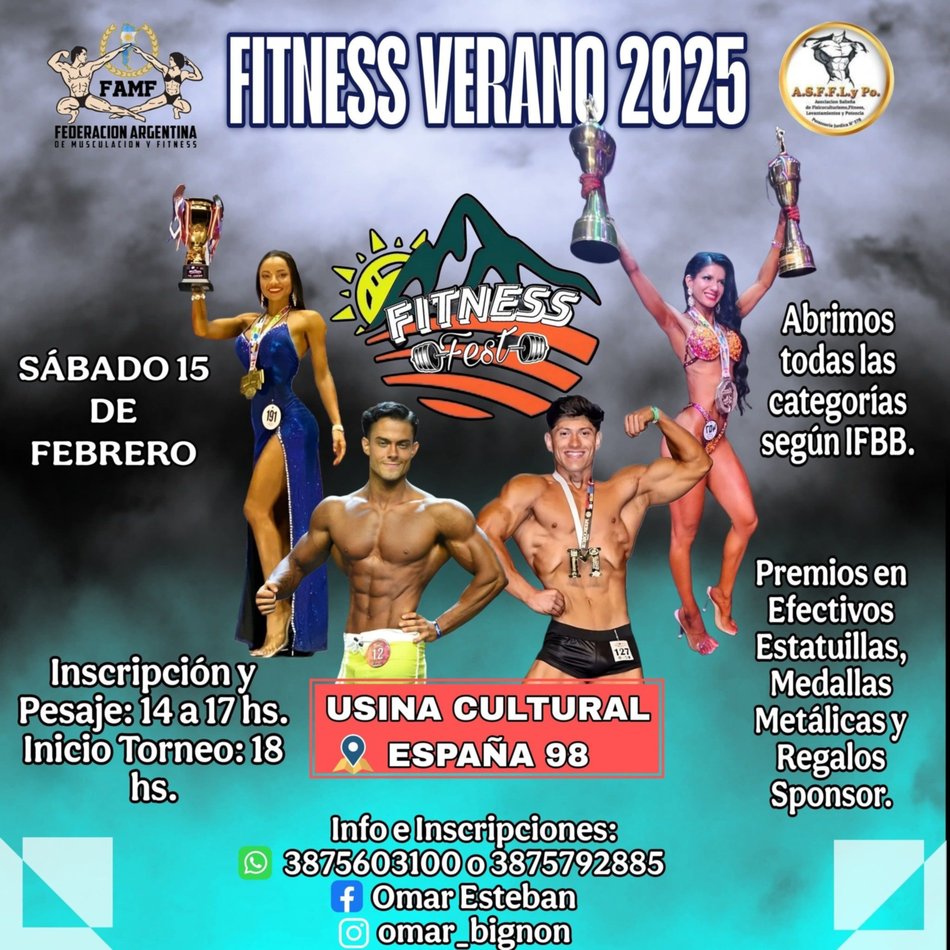 Se viene la Expo Fitness del NOA en la Usina Cultural- Se viene la Expo Fitness del NOA en la Usina Cultural