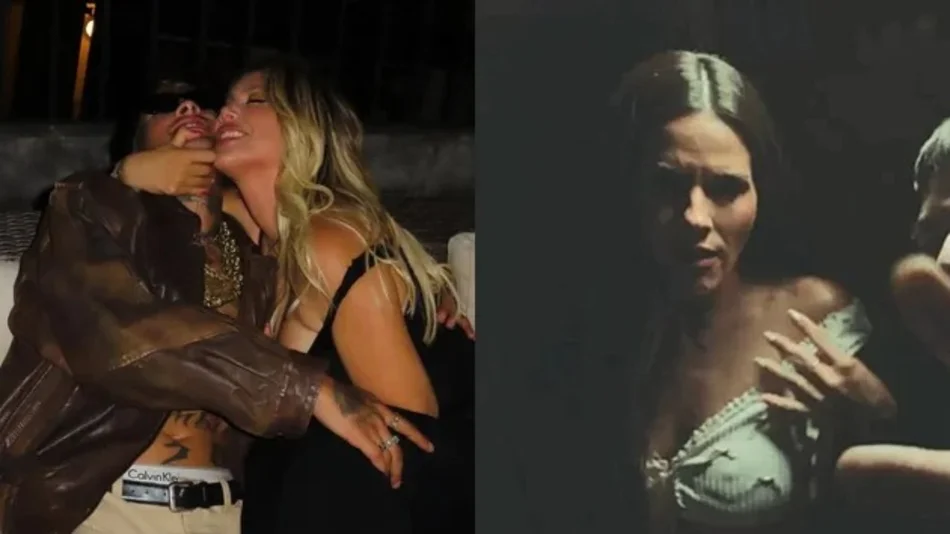 En el día que Wanda Nara y L-Gante estrenan su canción, la China Suárez participa de un polémico video
