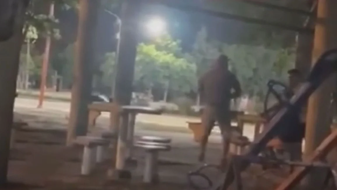 VIDEO. Joaquín V. González: un hombre persiguió y golpeó a un joven que habría intentado robar en su vivienda