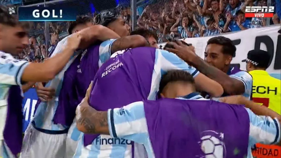 Racing le ganó 2 a 0 a Botafogo en la ida de la Recopa Sudamericana y sueña con otro título