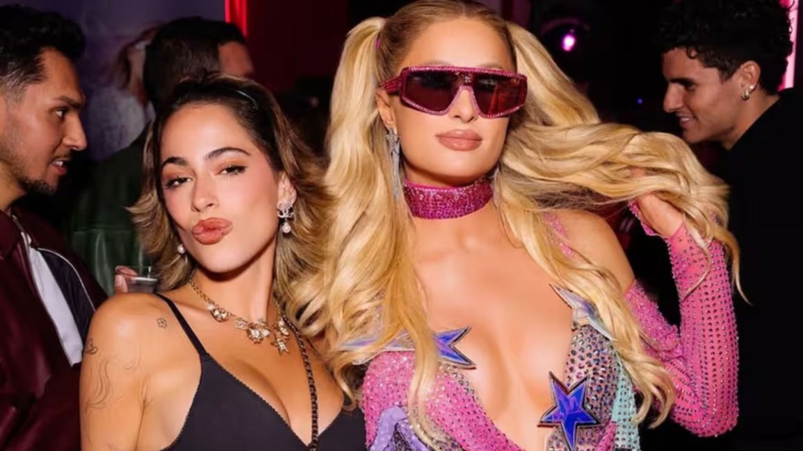 Tini Stoessel, una de las invitadas destacadas en la fiesta de Paris Hilton en Beverly Hills