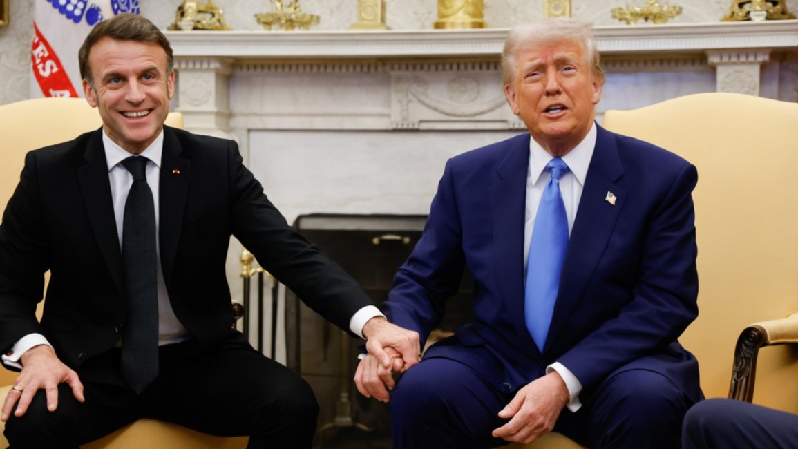 Con diferencias, Trump y Macron quieren el fin de la guerra en Ucrania