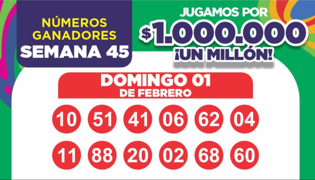 NÚMEROS DE LA SEMANA N° 45