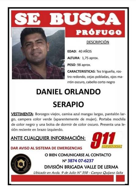 Crimen de Natalia Cruz: con drones térmicos y perros rastreadores siguen en medio de los cerros los rastros del femicida Serapio