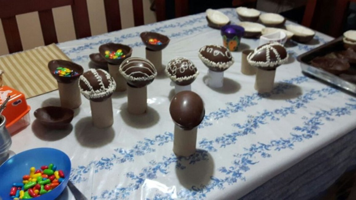 La gente prefirió hacer huevos de Pascua caseros