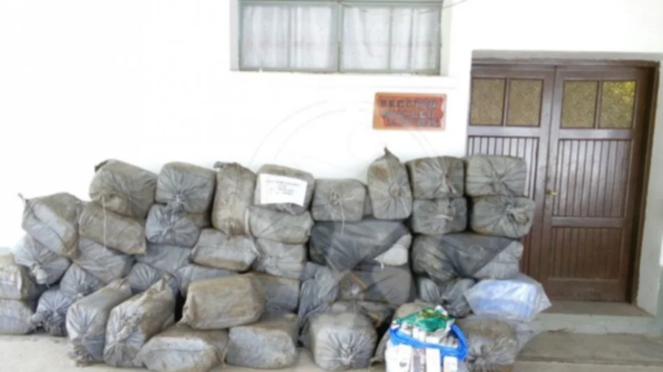 Secuestran mil kg de hojas de coca que tenía destino a Buenos Aires