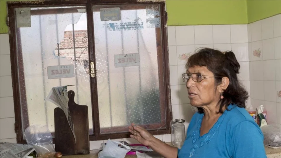 Patoteros apedrearon la  casa de una abuela 