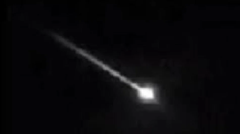 Las luces no eran ovnis, sin los restos de un cohete chino