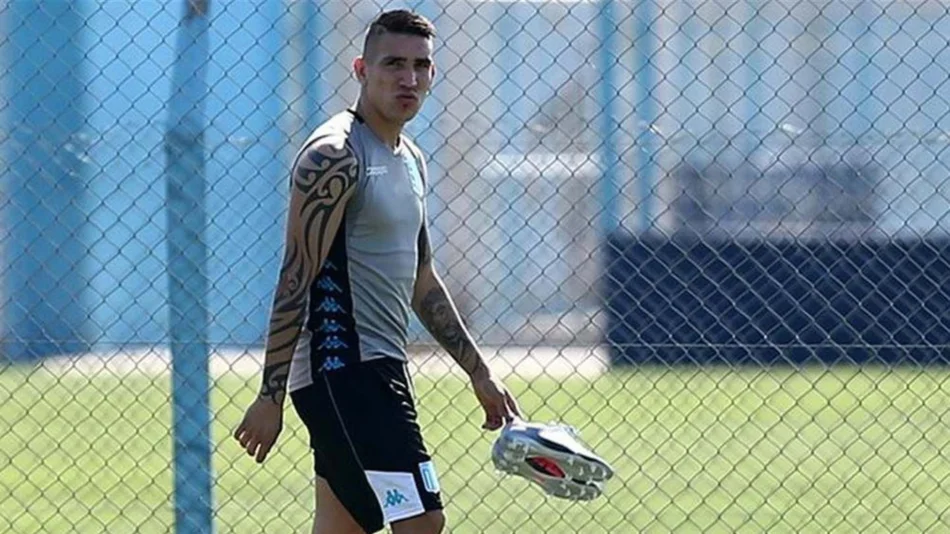 Centurión, presente en la práctica de Racing