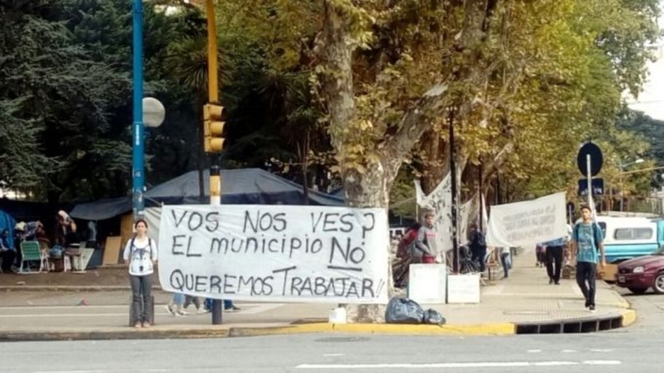 Cooperativistas de Mar del Plata y Córdoba acampan para pedir trabajo
