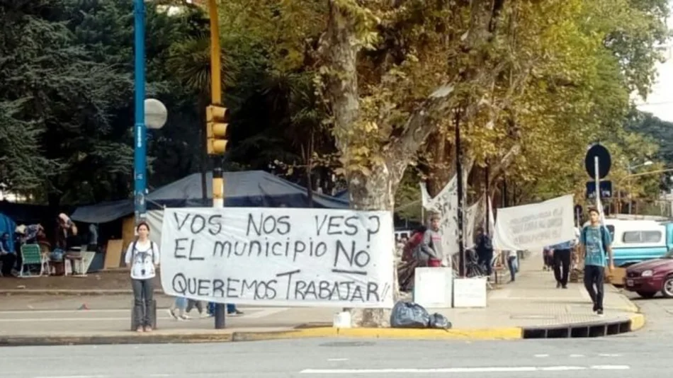 Cooperativistas de Mar del Plata y Córdoba acampan para pedir trabajo