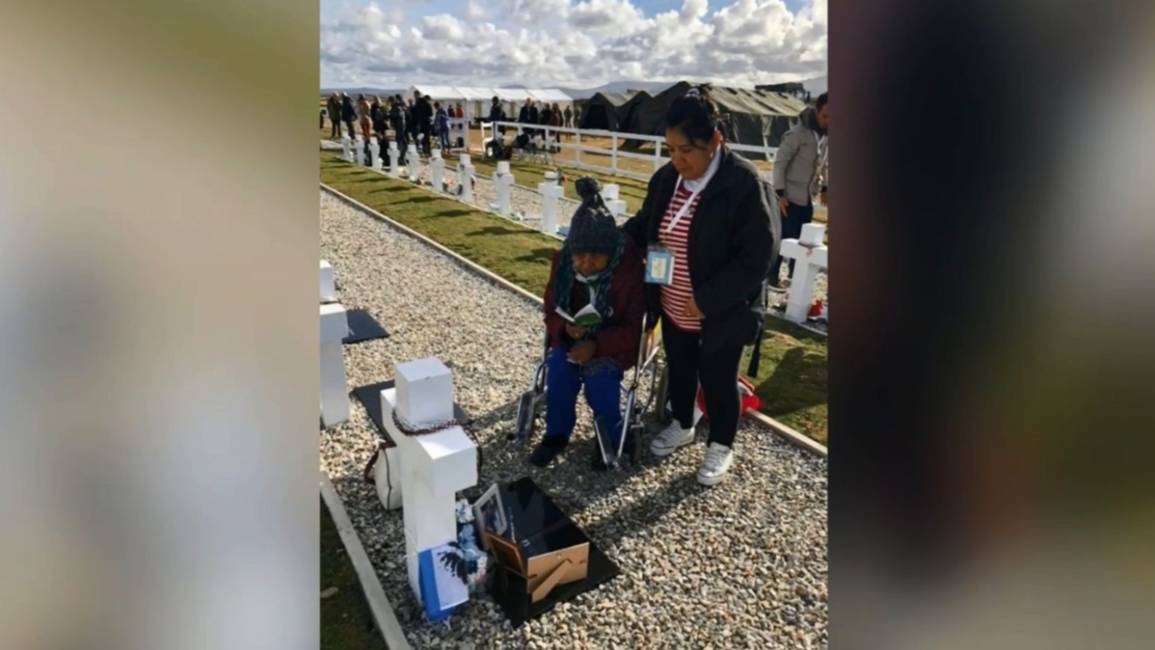 Una madre y el reencuentro donde descansa su hijo, el salteño Luis Sevilla en Malvinas