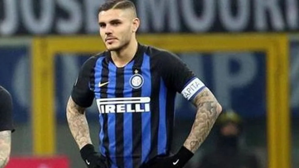 Icardi volvio´a entrenar en el Inter luego de 36 días