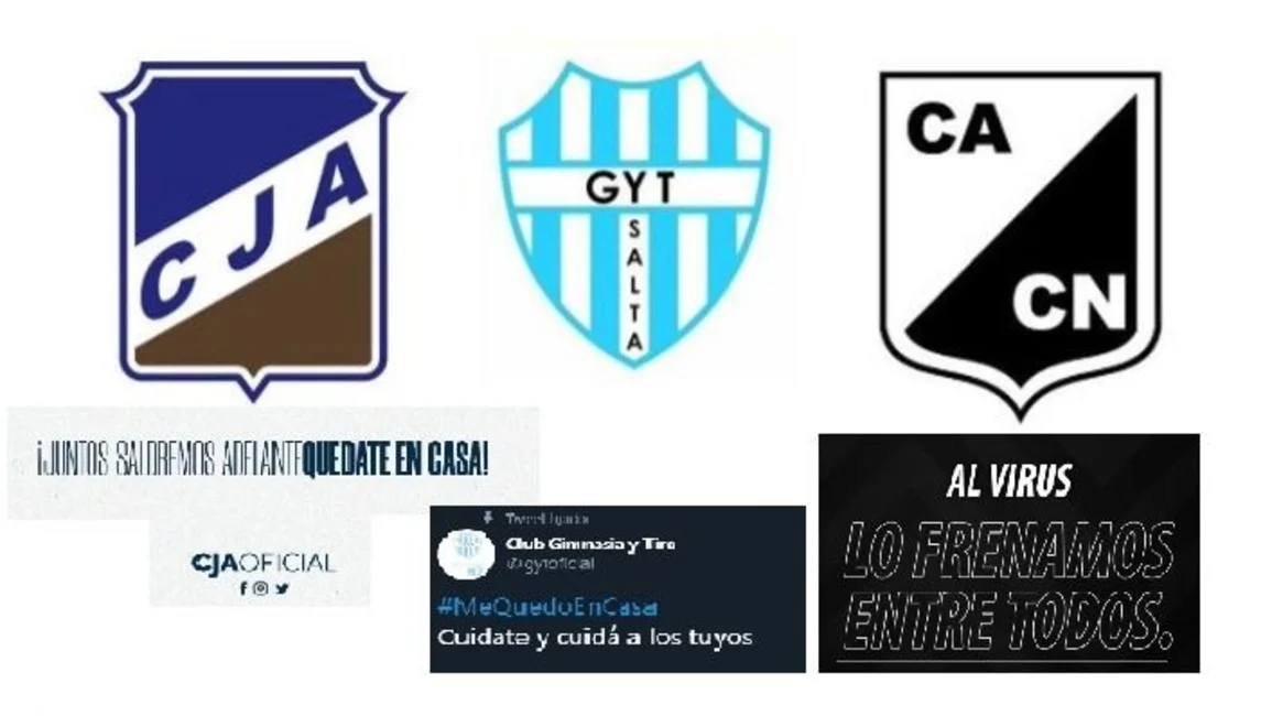 Los clubes salteños, entre mensajes de solidaridad y consultas 