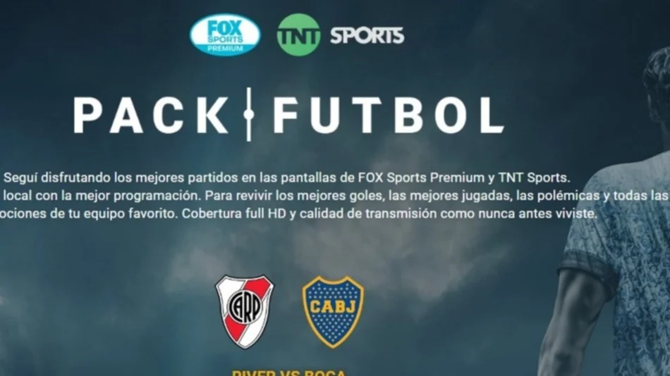 Pack Fútbol hará notas de crédito por los partidos suspendidos