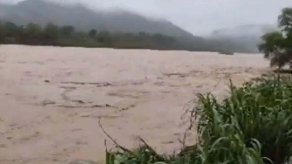 VIDEO. Con lluvia y gran caudal de agua en el río Bermejo, retomaron la búsqueda de los desaparecidos 