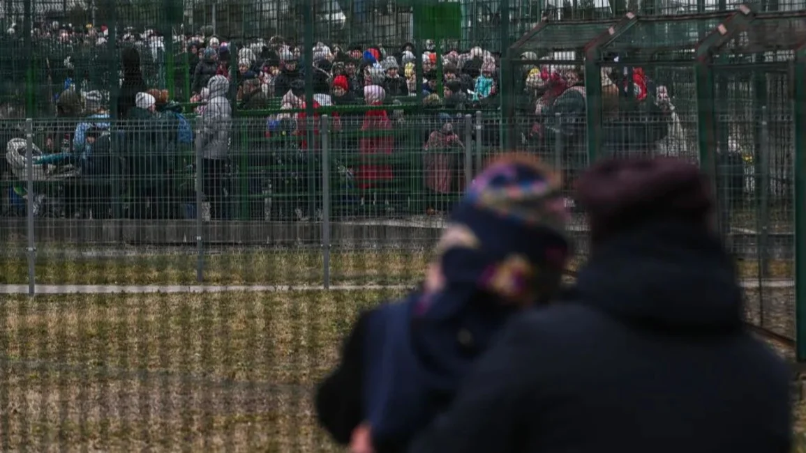 Un millón de refugiados ha cruzado la frontera de Polonia desde Ucrania 