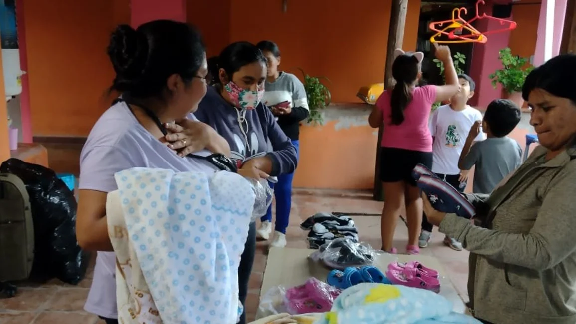Llegaron las donaciones para los afectados por el temporal en La Viña