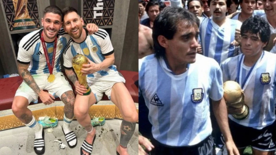 Tras las declaraciones de De Paul se desató la "guerra" de los campeones del Mundo