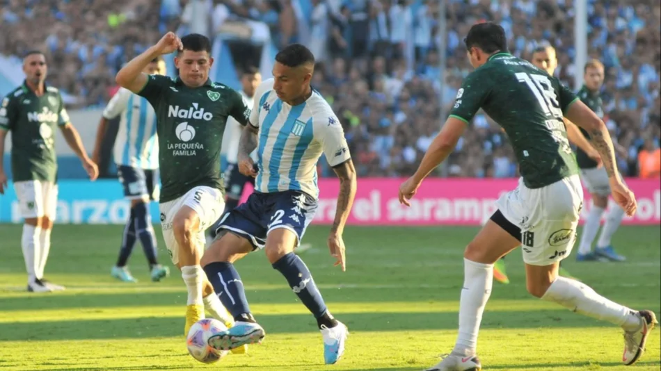 Racing le ganó a Sarmiento y no se aleja de la punta
