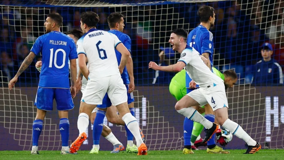 Pese al gol en el debut de Retegui, Italia no pudo ante Inglaterra en Nápoles